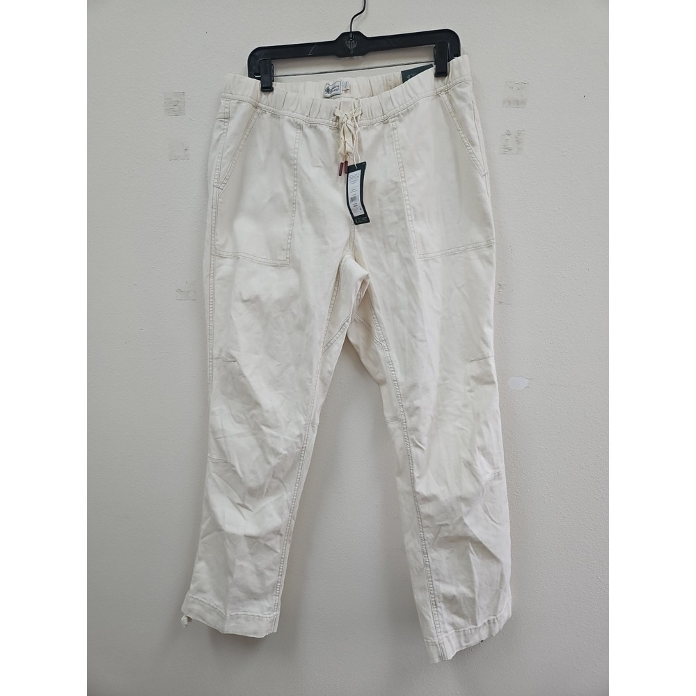 NWT Alpine Design Women's Hike Pant Large Straight Leg Drawstring Flaw Read